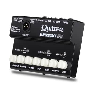 Quilter SuperBlock US 25-Watt Pedalboard Guitar Amp - Black image 1