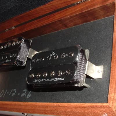 Seymour Duncan ZS-1s Zephyr Silver Humbucker Pickup Set (Black)  New with Warranty image 8