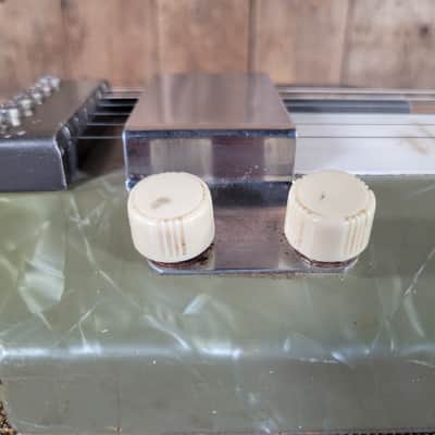 Magnatone Melodier Lap Steel 1950s W/ Original Case - Gray/Green MOTS image 12