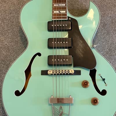 Dean Hollowbody, Maple Top, Sea Foam Green image 11