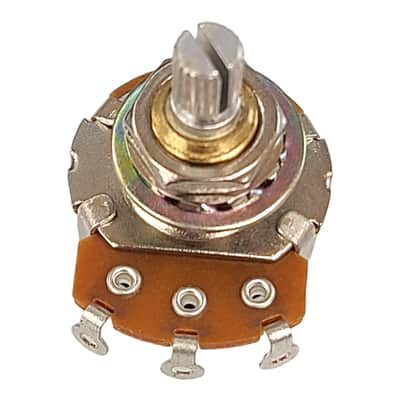 WD Guitar Potentiometer 500K Linear Taper 24 Tooth Split Shaft 3/8 in. image 4