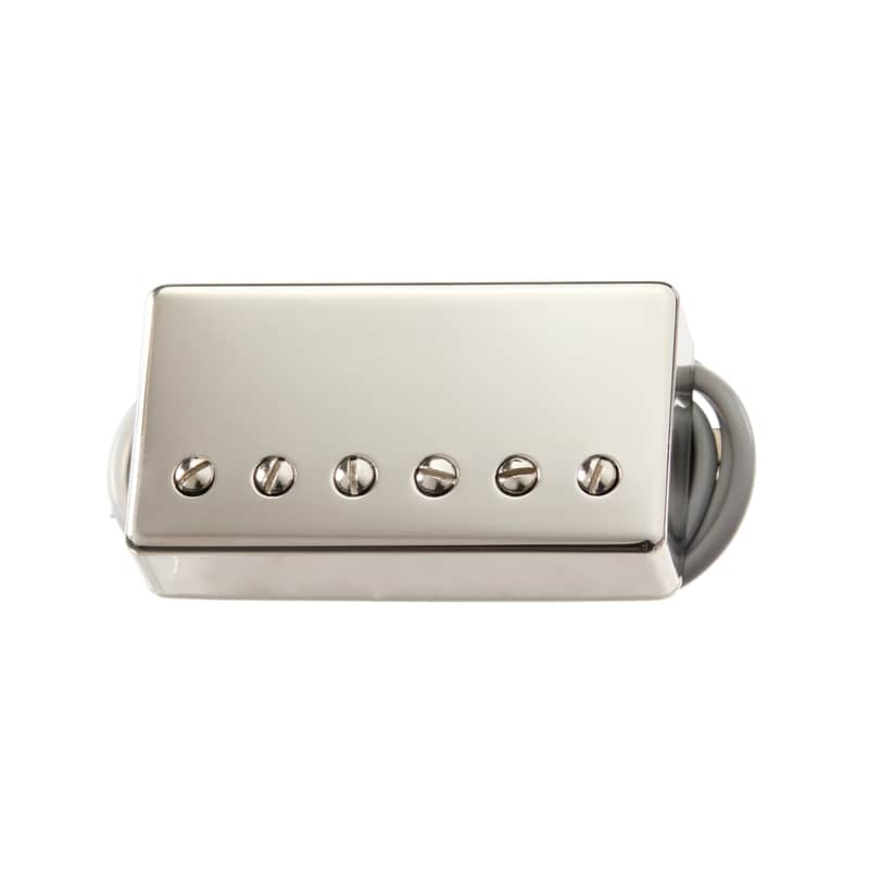 Gibson Elev8 Treble Pickup, Double Black, Nickel Cover, 4-Conductor, Potted, 10k, Alnico 8