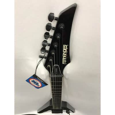 Fernandes V-Hawk Deluxe Electric Guitar EMG 81/85 - Black image 4