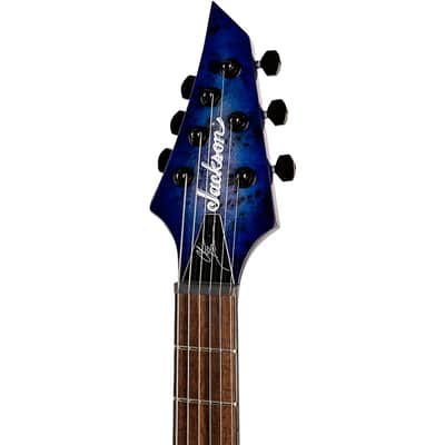 Jackson Pro Series Signature Chris Broderick Soloist HT6P Electric Guitar Regular Transparent Blue image 7