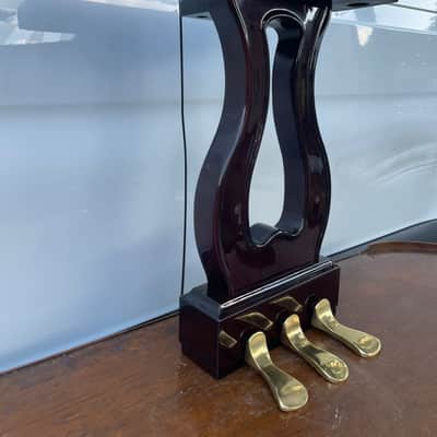 Grand Piano dark brown pedal curved design image 4