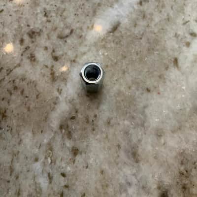 Ludwig replacement part - Pull rod coupling connector nut for 1123-1 hi-hat stand 60s - Zinc plated steel image 6