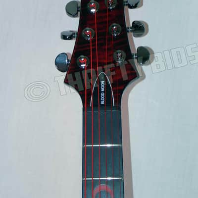 Schecter Diamond Series C-1 Blood Moon BloodMoon 2006-2007 Red Quilted Maple Top Duncan Designed PU image 4