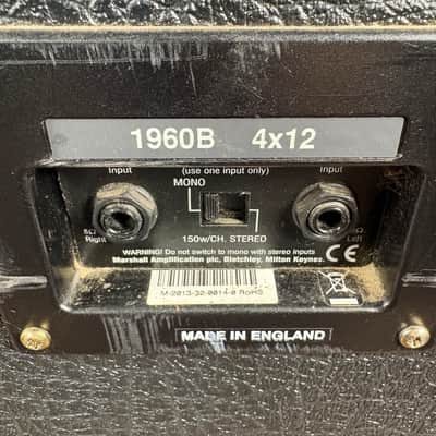 2013 Marshall 1960B Straight 4x12 300 Watt Made In England Celestion G12-75 Bottom Guitar Cabinet! image 6