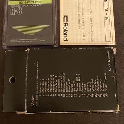 Roland SN-R8-07 Mallet boxed for R8 R8M R8MKII image 5