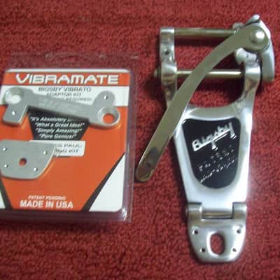 Bigsby B7 & Vibramate V7 Mount Kit - POLISHED ALUMINUM