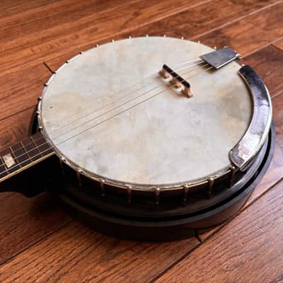 Vintage 1950s Harmony Roy Smeck 4 String Tenor Banjo image 8