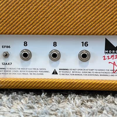 Morgan Amplification AC20 Deluxe 20w Guitar Head - Tweed imagen 3
