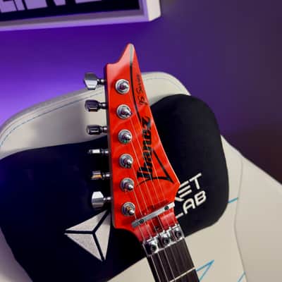 Ibanez MIJ Joe Satriani JS2410 - Muscle Car Orange image 8