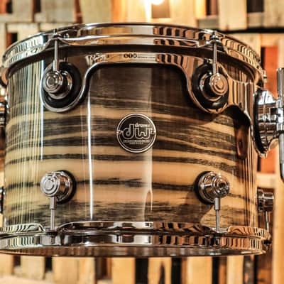 DW Exotic Performance Black Poplar Drum Set - 14x22,9x13,16x16,6.5x14 image 8