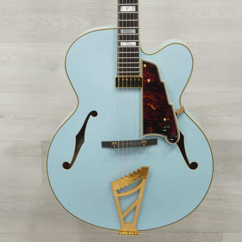 D'Angelico DELUXE EXL1 MATTE POWDER BLUE