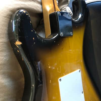 1957 Fender Stratocaster 2TSB Sunburst Refinished Body & Neck image 18