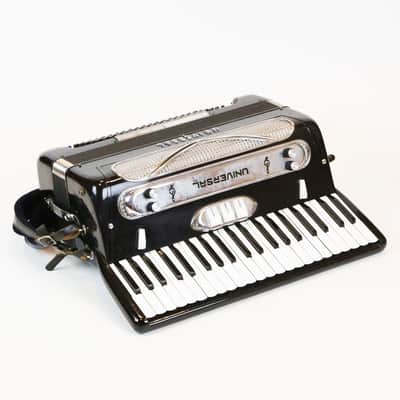 1950s Universal Electric Accordion Rare Stereo Model Vintage with Original Case Made in Italy image 4