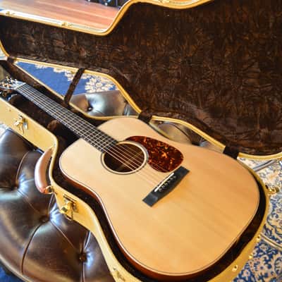 Brand New Huss and Dalton DM Custom Dreadnought Acoustic Guitar - Spruce/Mahogany, Natural image 11
