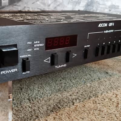 Adcom Adcom GFT-1/GFT-1 vintage AM/FM stereo tuner 80s  - Black image 5