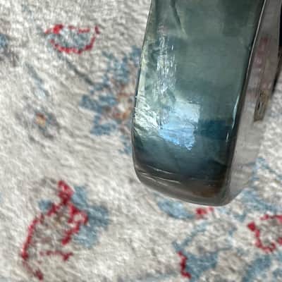 1951 Fender Champion lap steel guitar body blue image 7