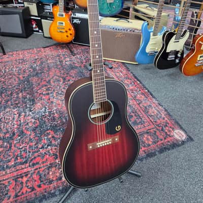 Gretsch Jim Dandy Dreadnought - Deep Cherry Burst image 1