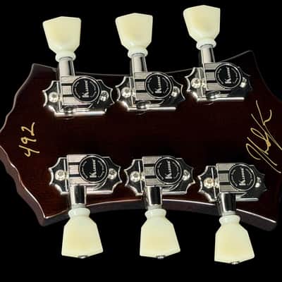 2026 Knaggs Chena Hollowbody Tier 1 Flame Top w Pale Moon Ebony Fretboard ~ Sand Dune Burst image 10