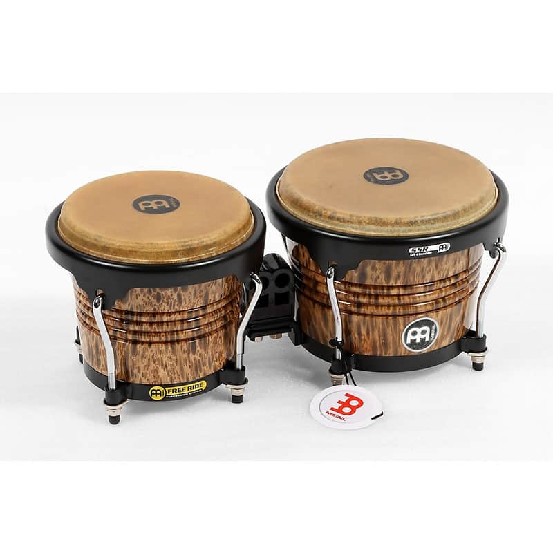 MEINL 30th Anniversary Edition Wood Bongo Regular Leopard Burl image 1