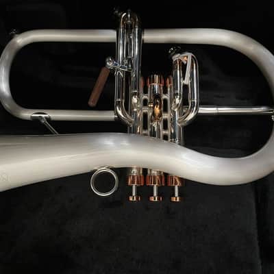 Carol Brass CFL-9990 Flugelhorn Euro Bell Satin & Combo Finishes "Angel Horn" image 4