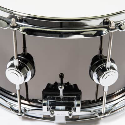 DW Collector's Series 7x13 Black Nickel over Brass Snare Drum image 7