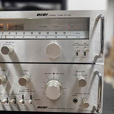 Queon QT-232 QT-202 Stereo Amplifier And Tuner | Tested And Working, Read image 3