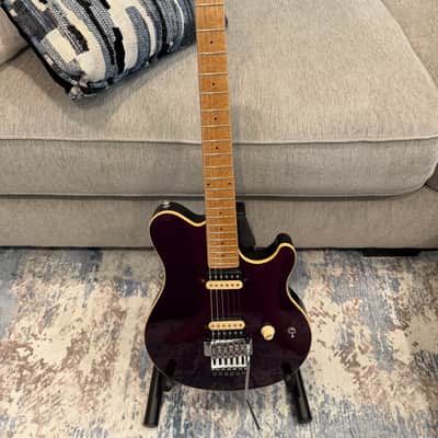 Ernie Ball Music Man Axis HH Floyd 1999 in translucent purple image 1