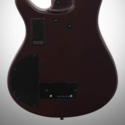 Ibanez SRH505 Bass Workshop Fretless Electric Bass, 5-String - Natural Brown Burst image 7