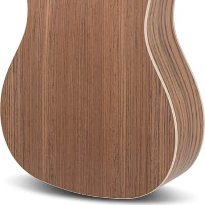 Ovation Applause AAS-69 Jump Dreadnought Acoustic Guitar, Solid Spruce Top, Lipstick image 3