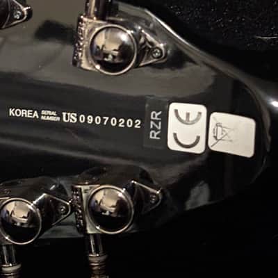 Dean Dime Razorback 7  2007 - Black image 13
