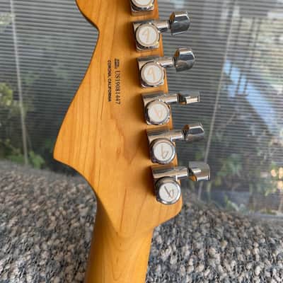 Fender American Ultra Jazzmaster with Maple Fretboard 2019 - Plasma Red Burst image 10