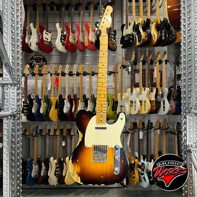 Fender   Custom Shop 53 Telecaster Relic Sunburst image 2