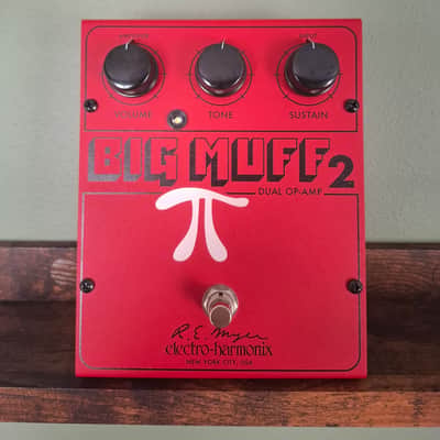 Electro-Harmonix / JHS Big Muff 2 Dual Op-Amp Fuzz 2025 - Red image 2