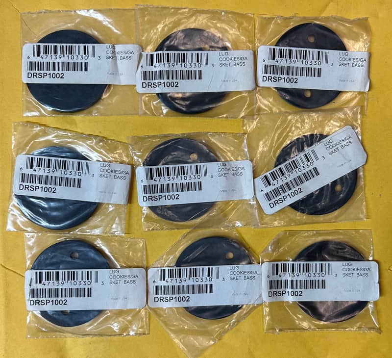DW DRSP1002 Lug Cookie/Gasket for Bass Drum (9)- Black image 1