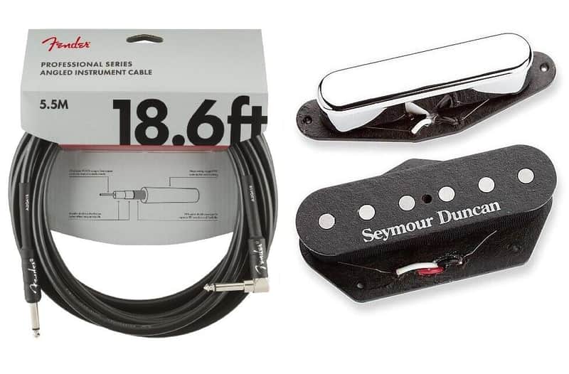 Seymour Duncan Hot Tele Alnico 5 Telecaster Pickup Set For Tele Fender Replacement ( FENDER 18FT ) image 1