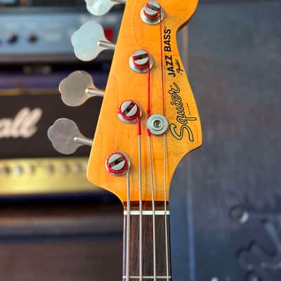 Squier Jazz Bass JV Series – 1984 – Vintage Rare – Upgraded with Lindy Fralin Pickups – W/OHSC image 6