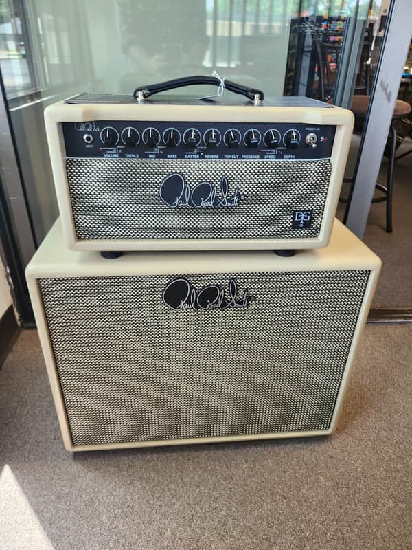 New PRS Paul Reed Smith DGT 15 Amp Head and David Grissom 1x12" Cabinet - Blonde w/ Footswitch image 1