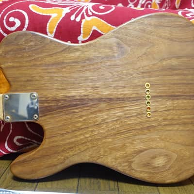 Warmoth Walnut Telecaster Gold Hardware image 10