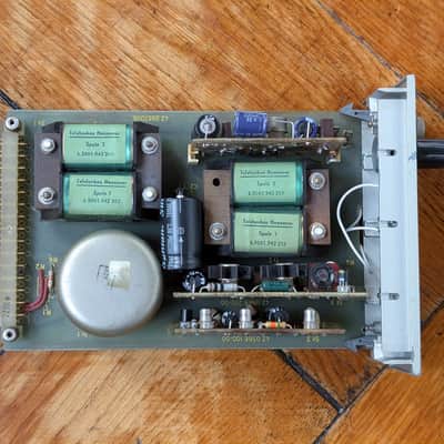With audio demo: Vintage Telefunken V672 mic preamp - first version - variable gain 30 .. 60 dB - plug & play - fully recapped image 7