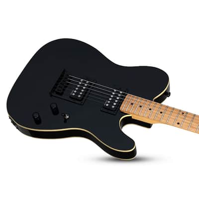 Schecter Diamond Series PT-MM Electric Guitar w/ Diamond SuperRock II - Gloss Black image 2
