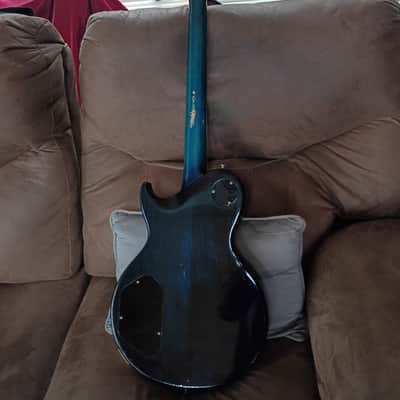 Aria Pro II PE-850 Transparent Blue 1990 Electric Guitar Ref.No 6054 image 4