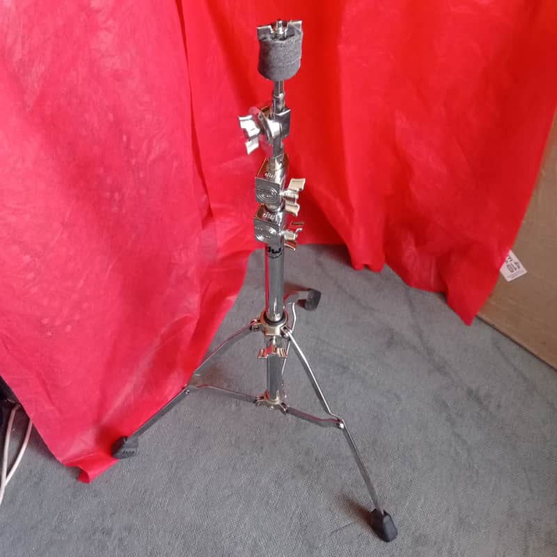 DW Single-Braced Straight Cymbal Stand - Chrome image 1