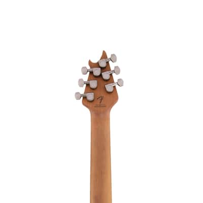 EVH Wolfgang WG Standard QM Baked Maple Fingerboard - Transparent Amber image 6