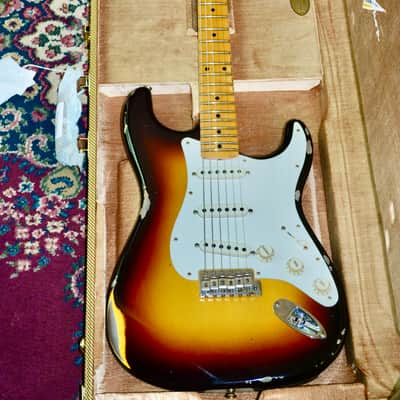 Fender Custom Shop LTD Fat '50s Stratocaster Relic 2022 - Wide Fade 2-Tone Chocolate Sunburst image 1