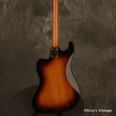 Silvertone/Teisco "Flea" Bass 1960s Sunburst image 14