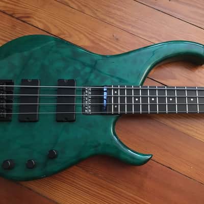 1992 Modulus Quantum 4  Graphite Neck Emerald Green imagen 2